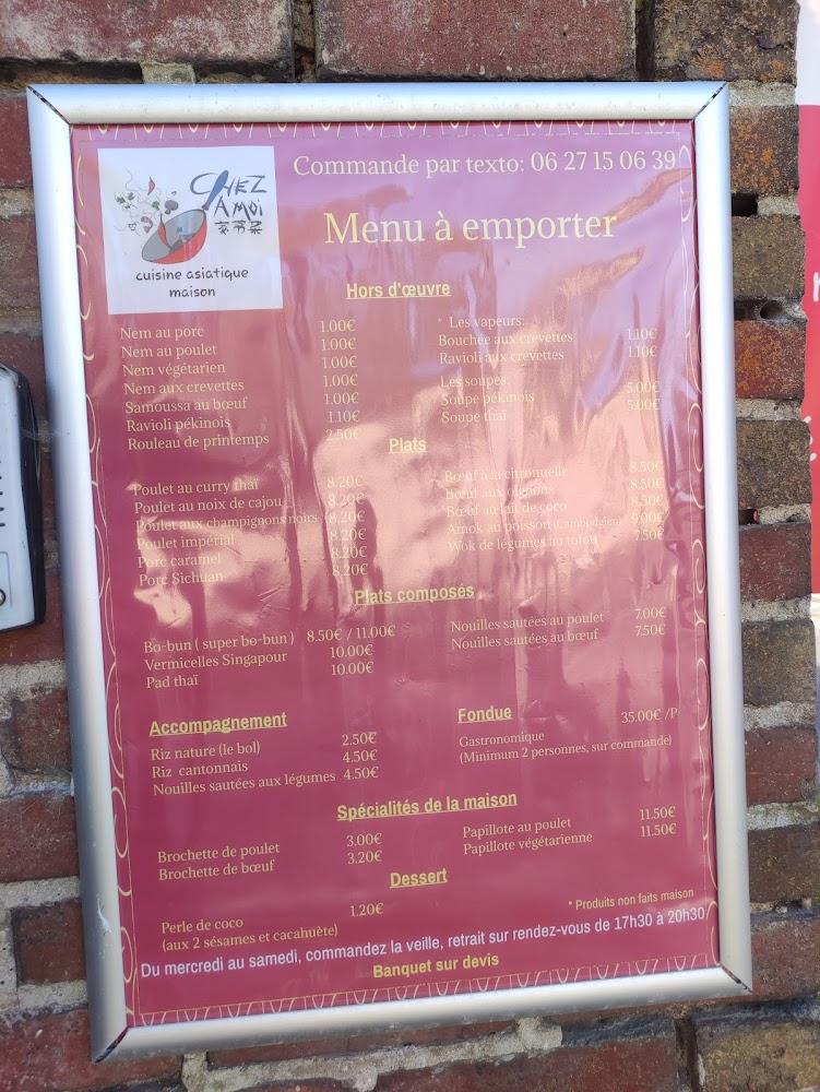 Chez Amoï - Menu Image 1